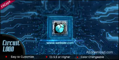 Circuit Logo Logo Stings template preview