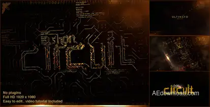 Circuit Logo Logo Stings template preview