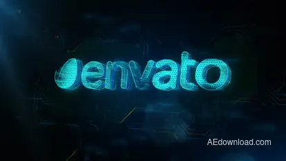 Circuit logo Reveal Logo Stings template preview