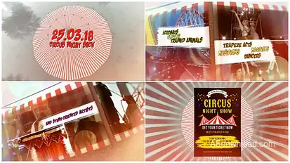 Circus Product Promo template preview