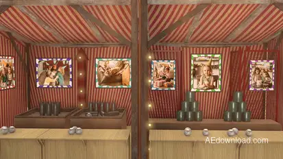 Circus Slideshow Video Displays template preview