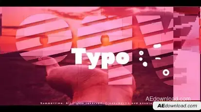 Videohive Claps Typography 4k Openers template preview