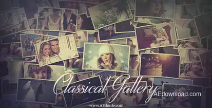 Classical Gallery Video Displays template preview