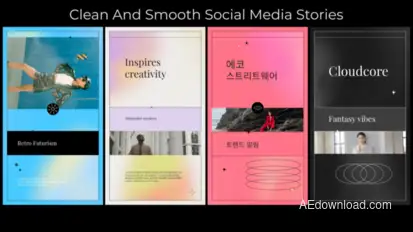 Clean And Smooth Social Media Stories for After Effects Product Promo template preview