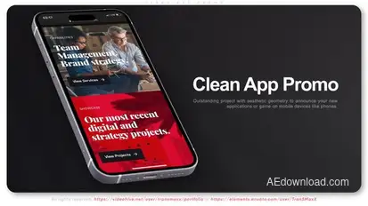 Clean App Promo Product Promo template preview