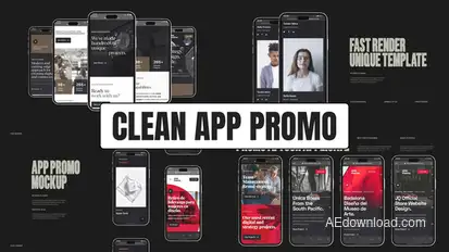 Clean App Promo Product Promo template preview