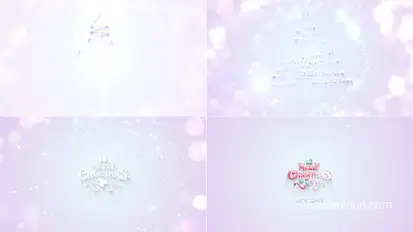 Clean Christmas Logo Logo Stings template preview