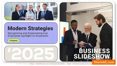 Clean Company Presentation Openers template preview