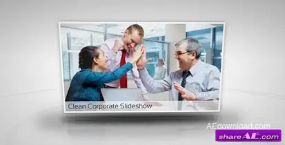 Videohive Clean Corporate Slideshow Video Displays template preview