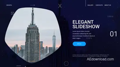 Clean Digital Presentation Video Displays template preview