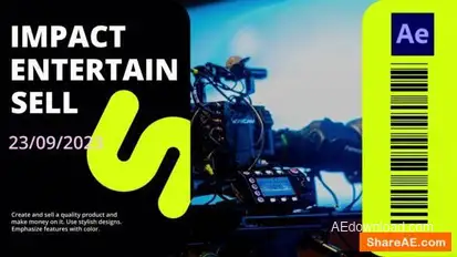 Clean Dynamic Intro / Ae Openers template preview