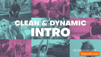Clean Dynamic Intro Openers template preview