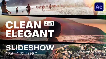 Clean Elegant Slideshow Video Displays template preview