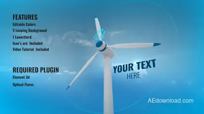 Clean Energy Opener and Background broadcast-packages template preview