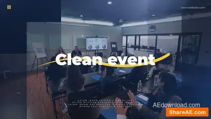 Clean Event Openers template preview