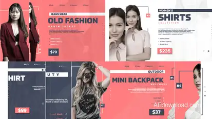 Clean Fashion Sales Promo Product Promo template preview