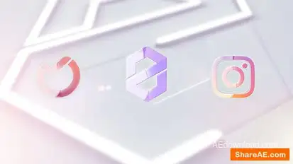 Clean Fast Line Logo Logo Stings template preview