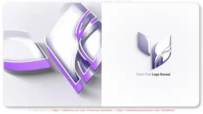 Clean Fast Logo Reveal Logo Stings template preview