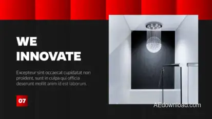 Clean Geometry - Corporate Video Displays template preview