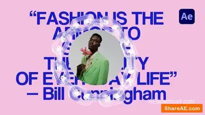 Clean Glass Fashion Intro Openers template preview