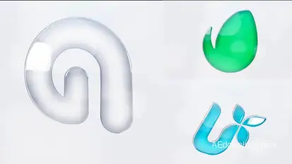 Clean Glass Logo Logo Stings template preview