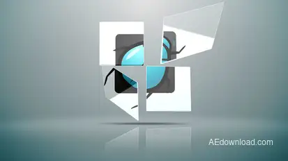 Clean Glossy Logo Sting Logo Stings template preview