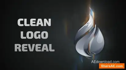 Clean Logo Reveal Logo Stings template preview
