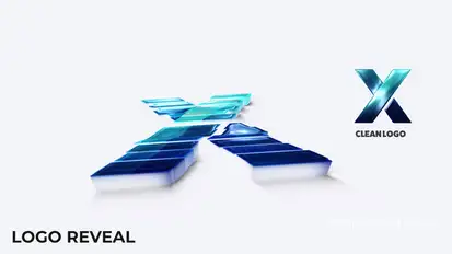 Clean Logo Reveal Logo Stings template preview