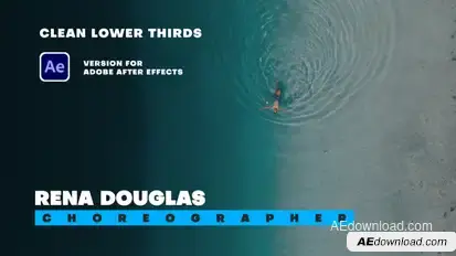 Clean Lower Thirds Elements Elements template preview