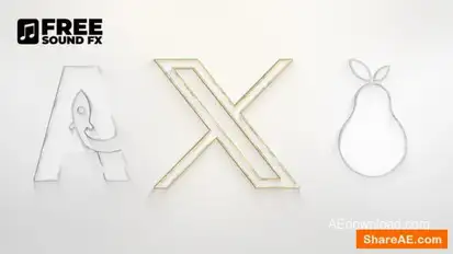 Clean Minimal Logo Reveal Logo Stings template preview