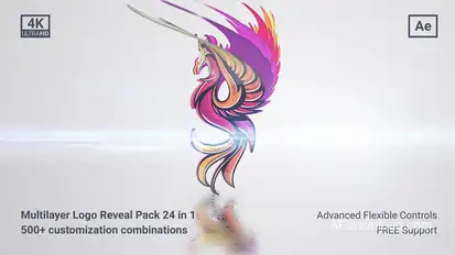 Clean Multilayer Logo Pack Logo Stings template preview