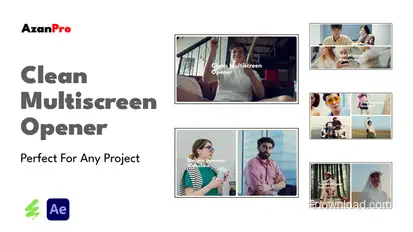 Clean Multiscreen Opener Openers template preview