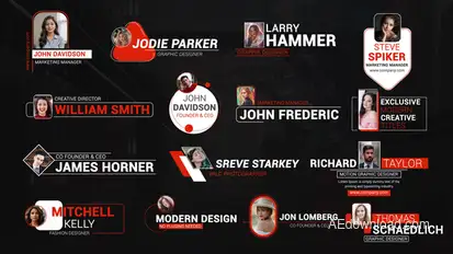 Clean Photo Titles Pack Titles template preview