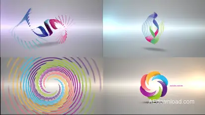 Clean Radial Logo Reveal Pack Logo Stings template preview