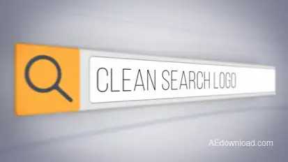 Clean Search Logo Logo Stings template preview