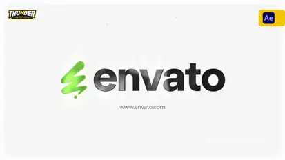 Clean Search Logo Reveal Logo Stings template preview