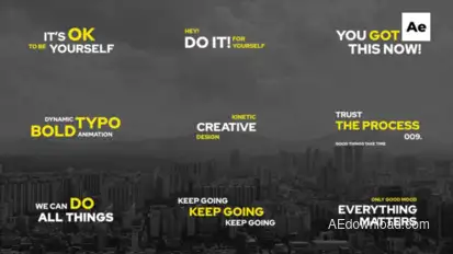 Clean Simple Titles /Ae Titles template preview