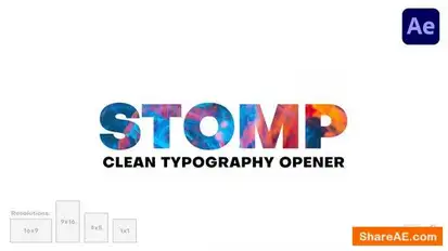 Clean Stomp Opener Openers template preview