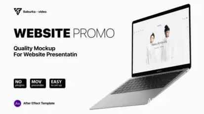 Clean Website Promo Product Promo template preview