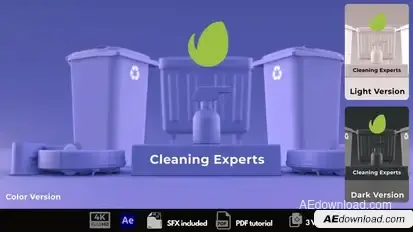 Cleaning Experts Logo Stings template preview
