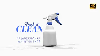 Cleaning Services Product Promo template preview