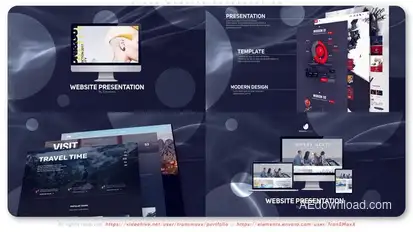 Clear Website Presentation Product Promo template preview