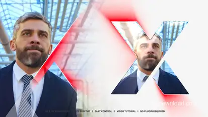 Corporate Logo Video Displays template preview