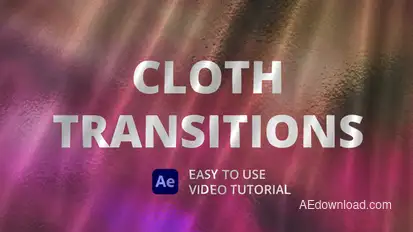 Cloth Transitions for After Effects broadcast-packages template preview