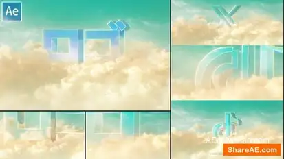 Cloud Cotton Logo Openers template preview