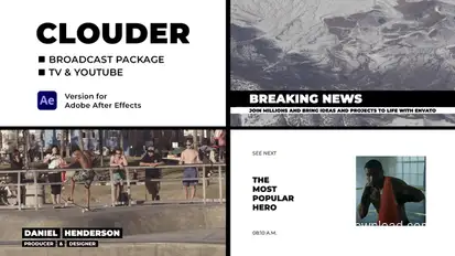 Clouder - Broadcast Package broadcast-packages template preview