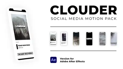 Clouder - Motion Pack for Social Media broadcast-packages template preview