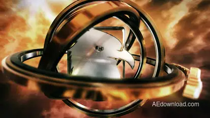 Clouds & Rings Logo Logo Stings template preview