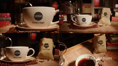 Coffee And Books Opener Product Promo template preview