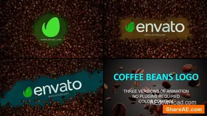 Coffee Beans Logo Logo Stings template preview